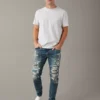 AE AirFlex+ Patched Athletic Skinny Jean -HypeWardrobe Store 0114 6474 469 of