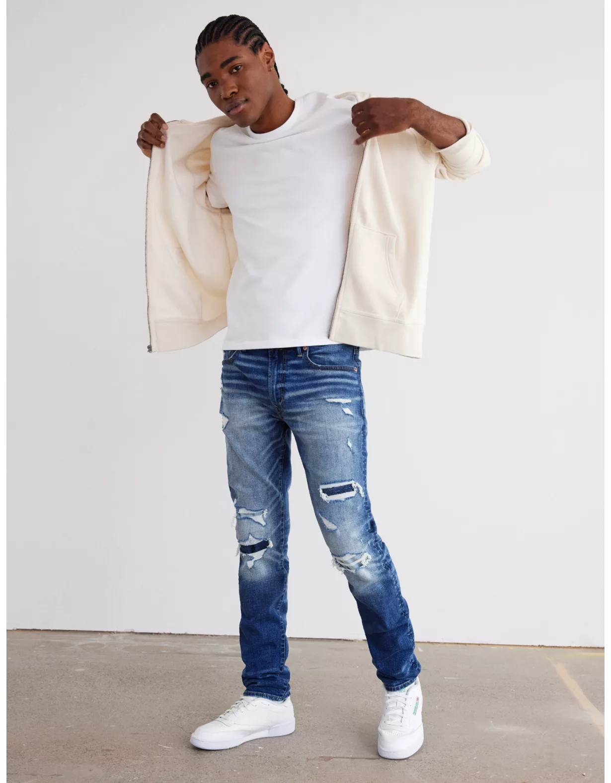 AE AirFlex+ Patched Slim Jean 3 AE AirFlex+ Patched Slim Jean