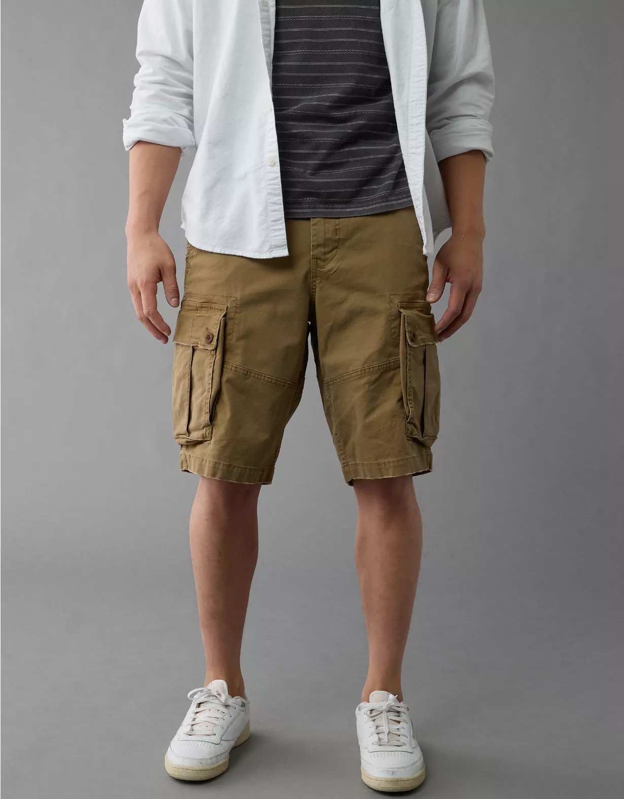 AE Flex 12" Longer Length Lived-In Cargo Short