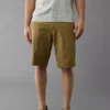 AE Flex 12" Longer Length Lived-In Khaki Short 2 AE Flex 12" Longer Length Lived-In Khaki Short -HypeWardrobe Store 0135 7330 238 of