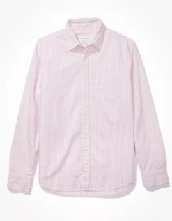 AE Everyday Striped Oxford Button-Up Shirt 7 AE Everyday Striped Oxford Button-Up Shirt -HypeWardrobe Store 0153 6012 682 f