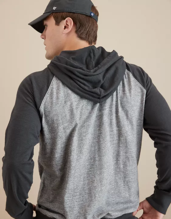 AE Super Soft Slub Colorblock Hoodie T-Shirt 4 AE Super Soft Slub Colorblock Hoodie T-Shirt - Image 2