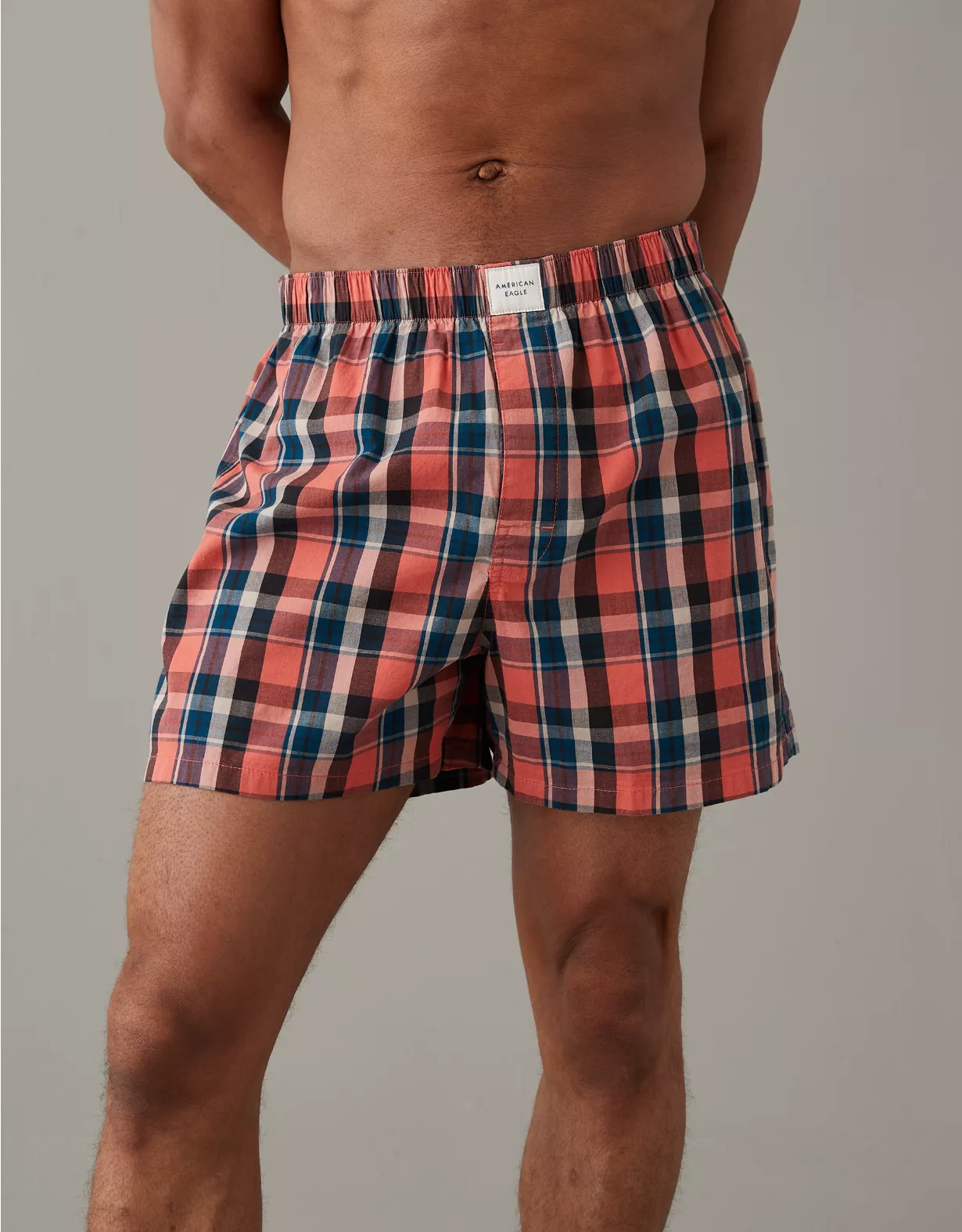 AEO Plaid Flannel Boxer Short 3 AEO Plaid Flannel Boxer Short