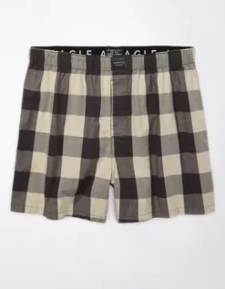 AEO Plaid Stretch Boxer Short 7 AEO Plaid Stretch Boxer Short -HypeWardrobe Store 0220 0051 008 f