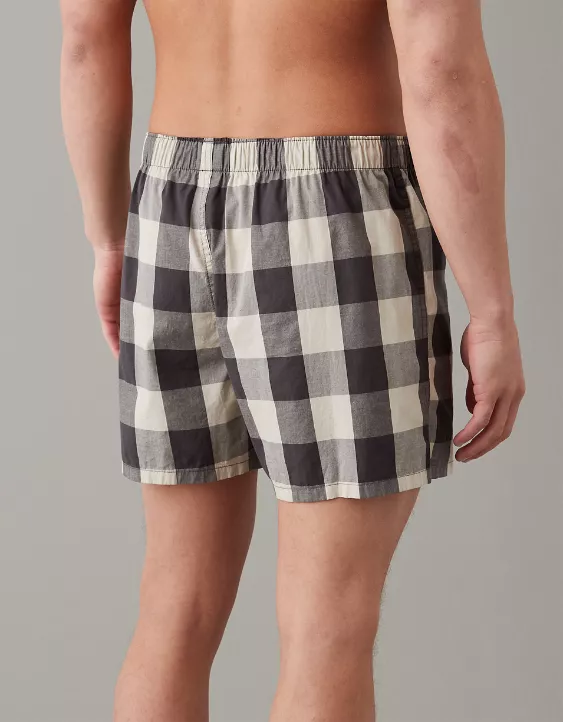 AEO Plaid Stretch Boxer Short 4 AEO Plaid Stretch Boxer Short - Image 2