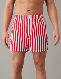 AEO Christmas Stripes Stretch Boxer Short