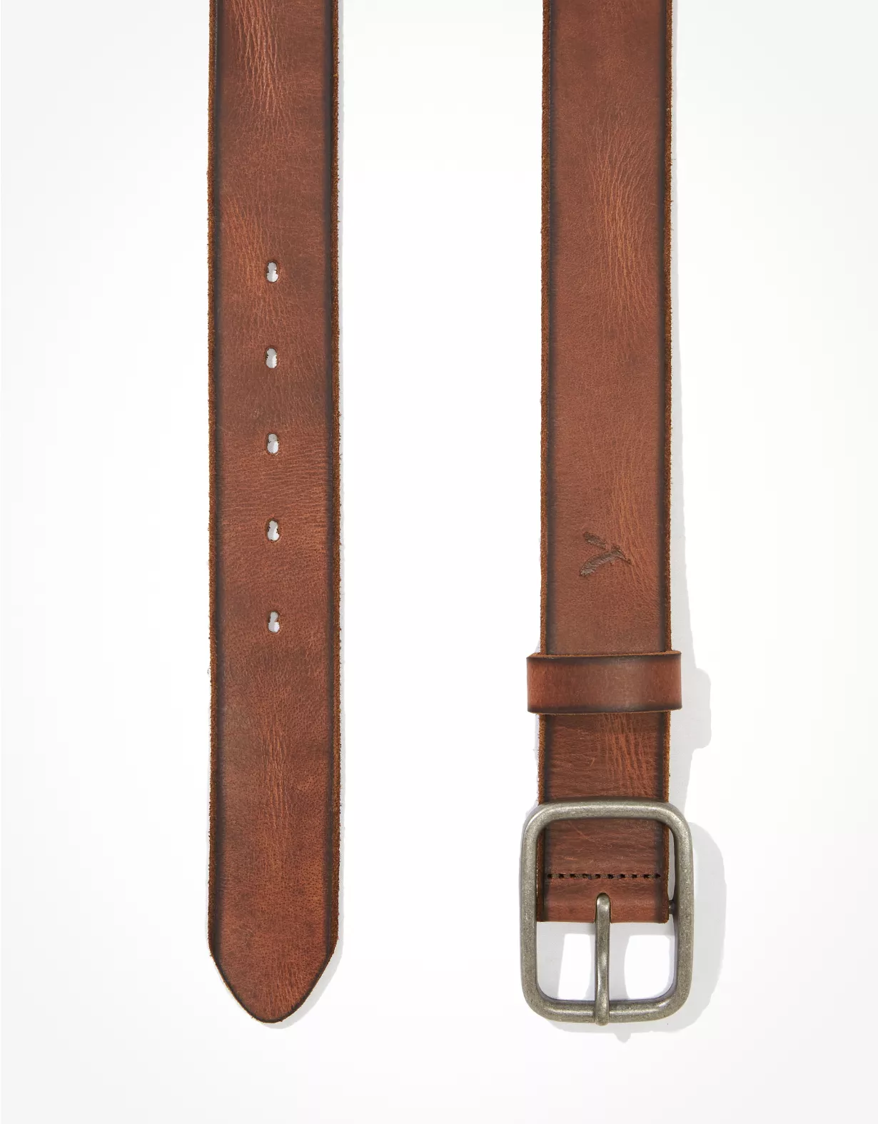 AEO Raw Edge Leather Belt 4 AEO Raw Edge Leather Belt - Image 2