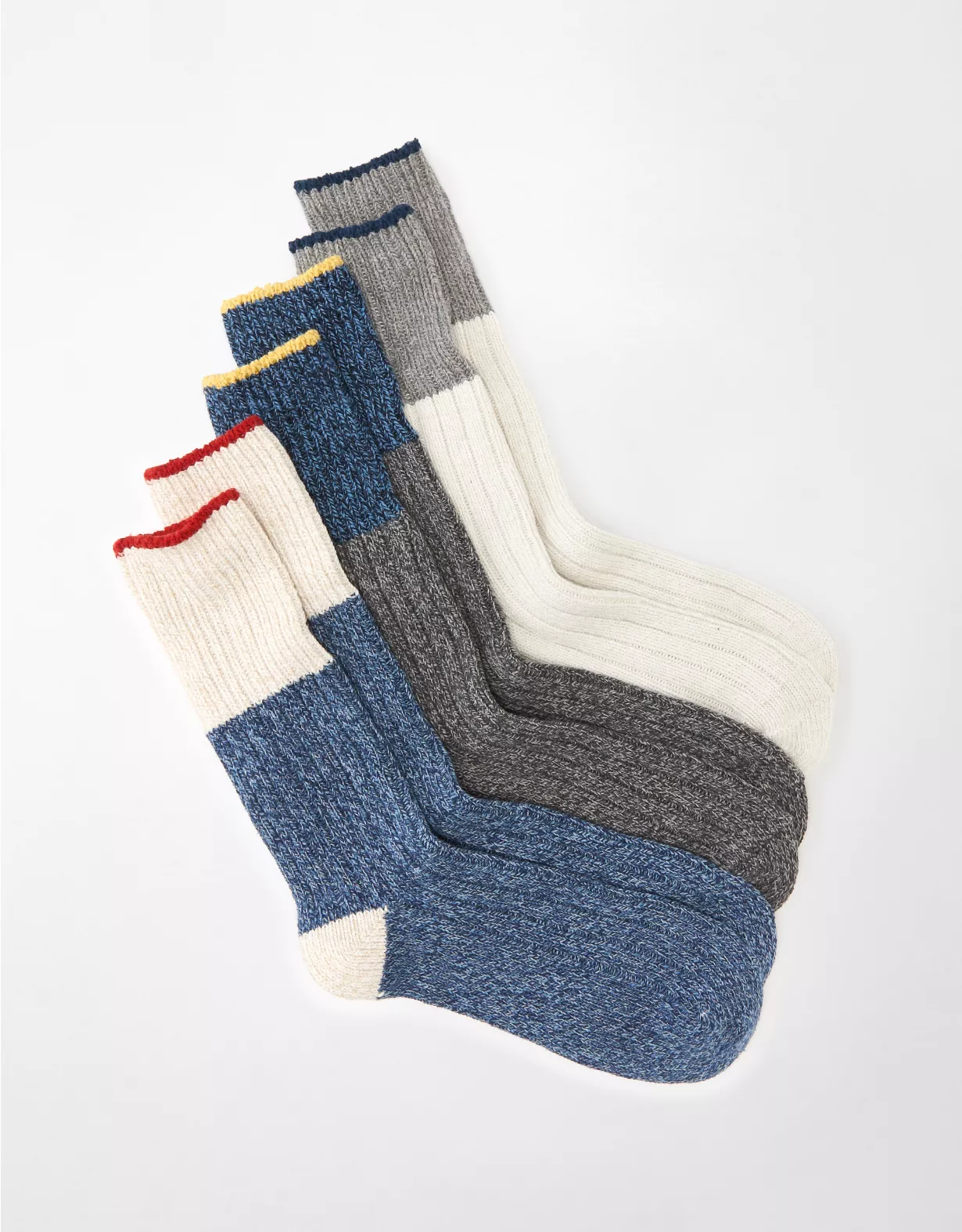 AE Striped-Cuff Boot Sock 3-Pack 4 AE Striped-Cuff Boot Sock 3-Pack - Image 2