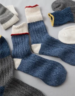 AE Striped-Cuff Boot Sock 3-Pack