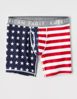 AEO Stars + Stripes 6" Boxer Brief -HypeWardrobe Store 0235 8659 400 f