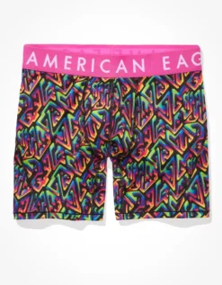 AEO Rainbow Maze 6" Flex Boxer Brief 7 AEO Rainbow Maze 6" Flex Boxer Brief -HypeWardrobe Store 0236 3254 610 f