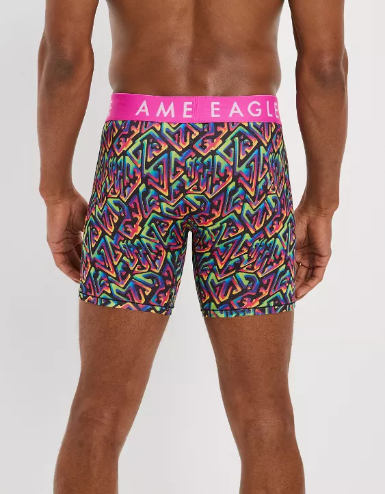 AEO Rainbow Maze 6" Flex Boxer Brief 4 AEO Rainbow Maze 6" Flex Boxer Brief - Image 2