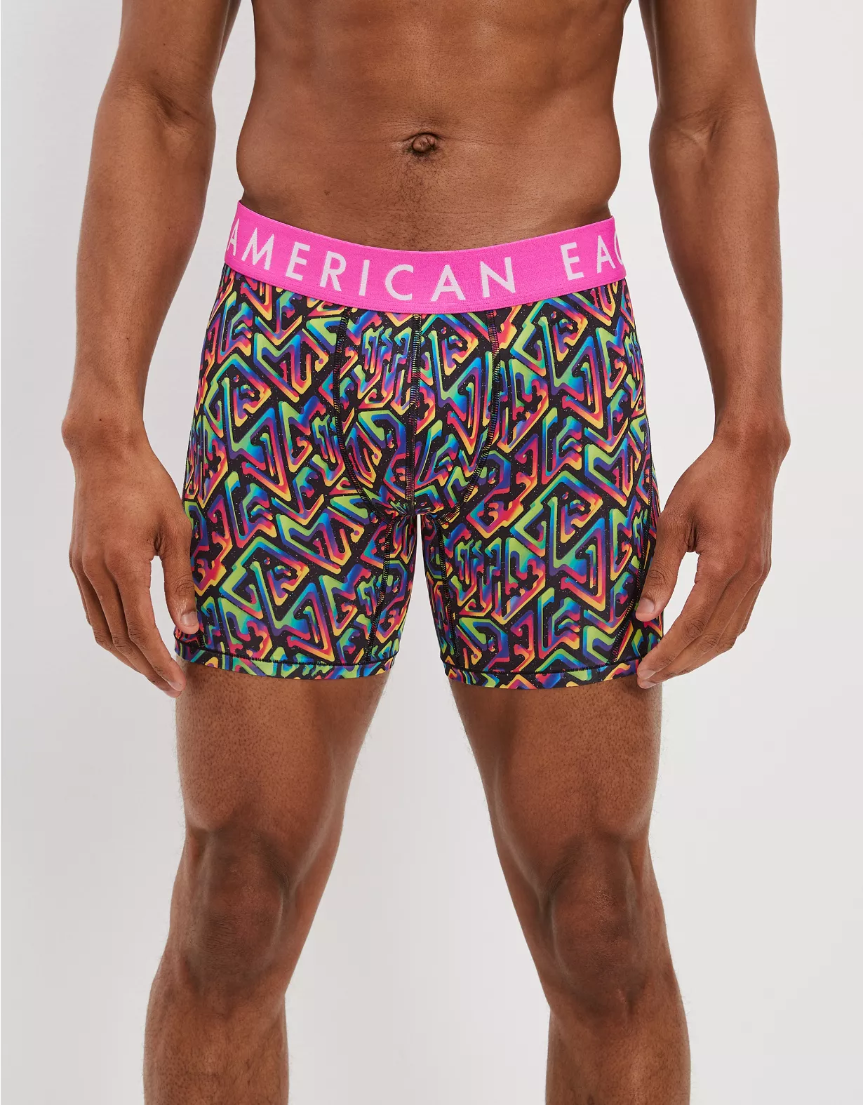 AEO Rainbow Maze 6" Flex Boxer Brief 3 AEO Rainbow Maze 6" Flex Boxer Brief