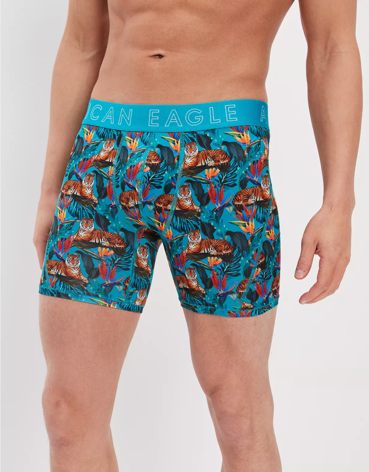 AEO Jungle Tigers 6" Flex Boxer Brief 3 AEO Jungle Tigers 6" Flex Boxer Brief