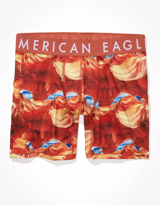 AEO Orange Burst 6" Flex Boxer Brief 5 AEO Orange Burst 6" Flex Boxer Brief - Image 3
