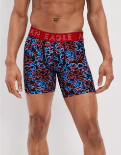 AEO Neon Camo 6" Flex Boxer Brief