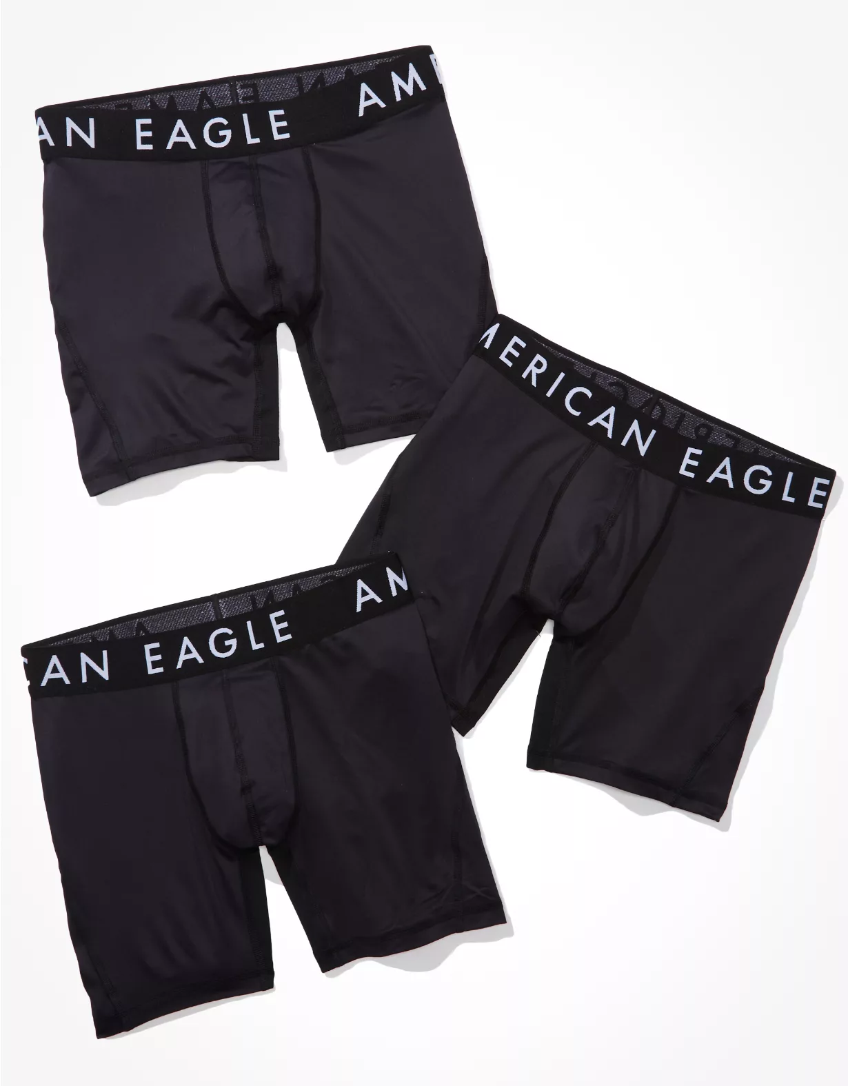AEO Solid 6" Flex Boxer Brief 3-Pack 3 AEO Solid 6" Flex Boxer Brief 3-Pack