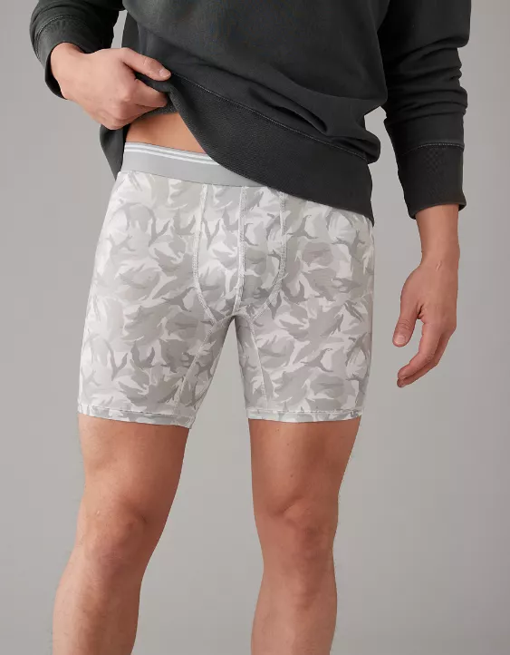 AEO Grayscale 6" Ultra Soft Boxer Brief 4 AEO Grayscale 6" Ultra Soft Boxer Brief - Image 2