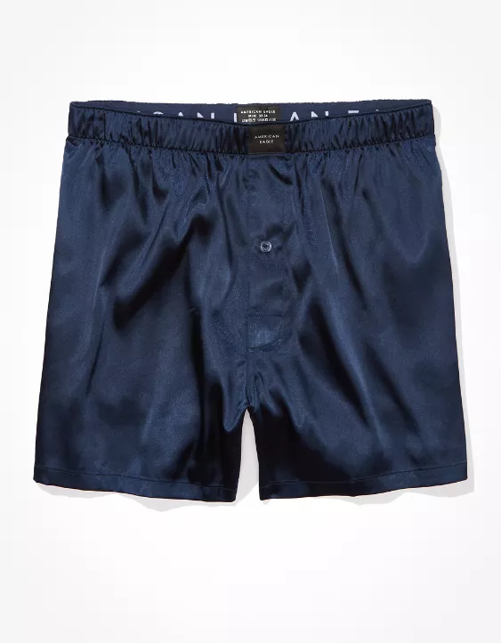 AEO Solid Satin Pocket Boxer Short 5 AEO Solid Satin Pocket Boxer Short - Image 3