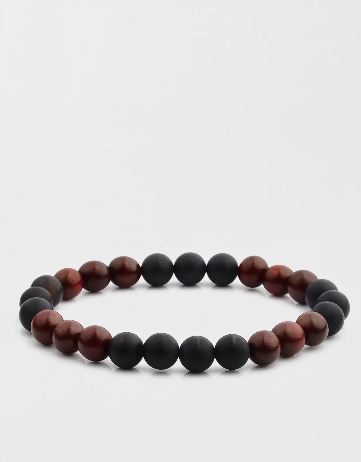 West Coast Jewelry Matte Onyx + Red Sandalwood Beaded Bracelet 2 West Coast Jewelry Matte Onyx + Red Sandalwood Beaded Bracelet