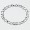 West Coast Jewelry Stainless Steel 8mm Figaro Chain Bracelet -HypeWardrobe Store 0508 0035 013 f