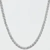 West Coast Jewelry Stainless Steel Polished Spiga Chain Necklace 2 West Coast Jewelry Stainless Steel Polished Spiga Chain Necklace -HypeWardrobe Store 0508 0042 013 f