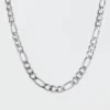West Coast Jewelry Stainless Steel Figaro Chain Necklace -HypeWardrobe Store 0508 0049 013 f