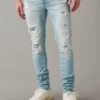 AE AirFlex+ Temp Tech Patched Stacked Jean 2 AE AirFlex+ Temp Tech Patched Stacked Jean -HypeWardrobe Store 1113 6697 926 of