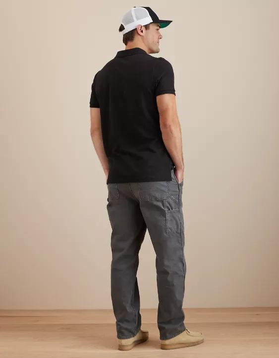 AE Super Soft Legend Slim Fit Pique Polo Shirt 4 AE Super Soft Legend Slim Fit Pique Polo Shirt - Image 2