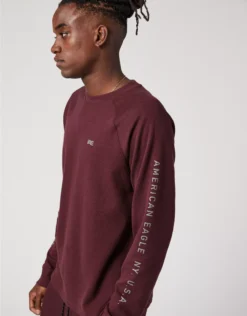 AE 24/7 Long-Sleeve Graphic Thermal T-Shirt