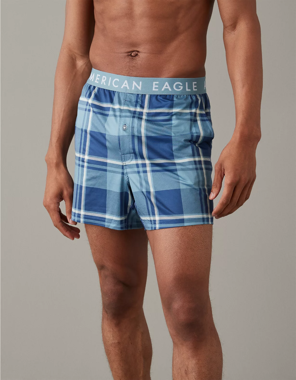 AEO Plaid Ultra Soft Pocket Boxer Short 3 AEO Plaid Ultra Soft Pocket Boxer Short