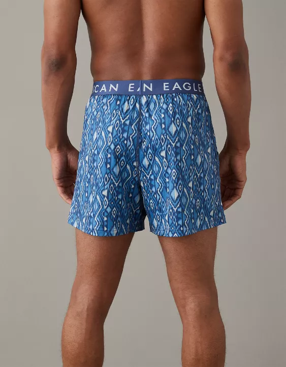 AEO Geo Print Ultra Soft Pocket Boxer Short 4 AEO Geo Print Ultra Soft Pocket Boxer Short - Image 2