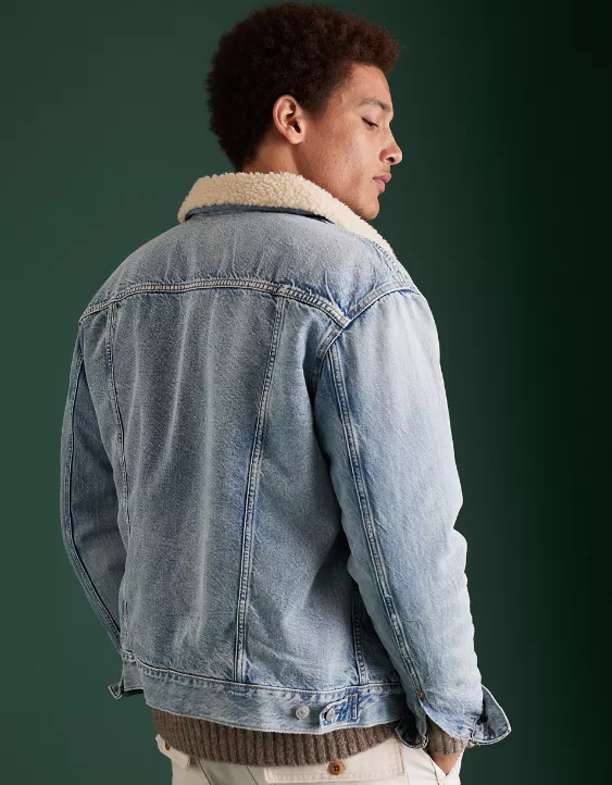 AE77 Premium Sherpa Denim Jacket 4 AE77 Premium Sherpa Denim Jacket - Image 2