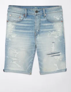 AE AirFlex+ Ultrasoft 9" Patched Denim Short