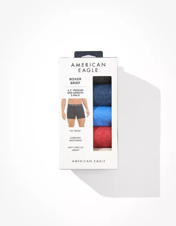 AEO 4.5" Classic Boxer Brief 5-Pack 4 AEO 4.5" Classic Boxer Brief 5-Pack - Image 2